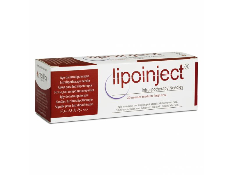 Lipoinject Intralipotherapy Needles Medium-Large Area 24G 0.55x100mm (20 needles)