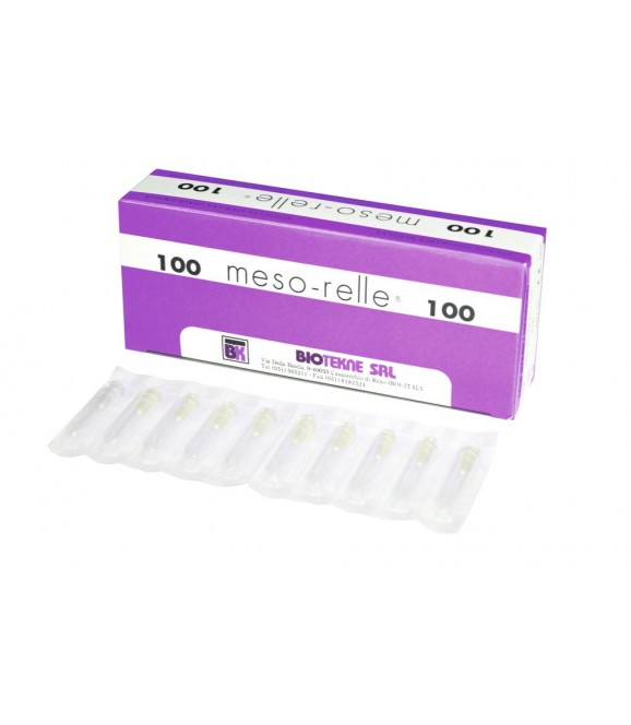 Mesorelle 33g 4mm 100 Hypodermic Needles